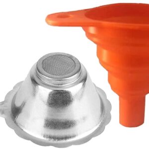 Metalen filter met Silicone trechter